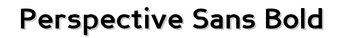 Perspective Sans Bold font